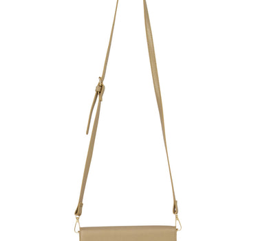 clutch met hart spiegel | champangne gold