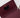 Clutch mit Herzspiegel | Aubergine