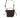 suede tas met knoop detail | dark choco