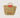 zeegras rieten tas met streep voering groot | beige