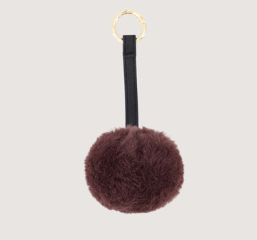 pompom hanger | burgundy