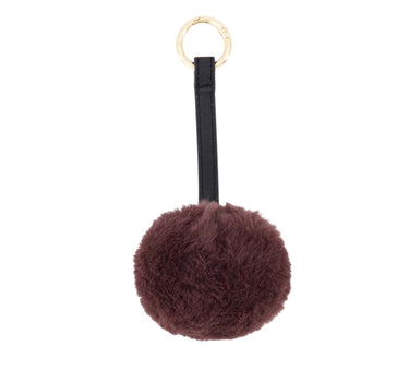 pompom hanger | burgundy