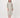 striped linen shirtdress | light moss green / off-white