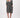 jurk met grafische print | zwart / soft kit