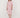 linnen jurk fijne streep | wit / rood