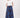 flowy skirt ikat print | blue / brown