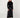 rok van faux leer | black