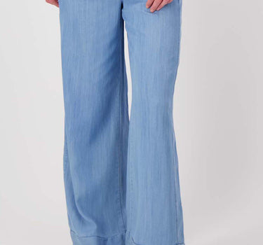 broek van denim tencel | light blue denim