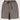 streep short met riem | soft kit | zwart van Zusss, korte broek met zwarte-witte strepen en strikriem