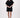 bermuda met fancy tape aan binnenkant | black