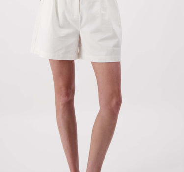 Bermudashorts mit Zierband an der Innenseite | weiß