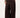 broek in superstretch met bandplooi | dark choco
