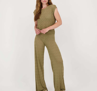 Strickhose Ajour | Khaki