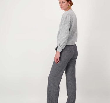 visgraat broek | anthracite grey