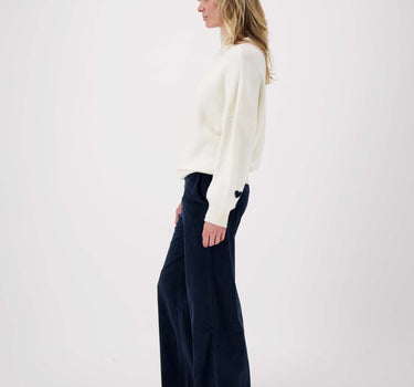 Cordhose mit Elasthan | Navy