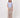 V-neck top with lurex trim | cornflower blue