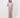 V-neck top with lurex trim | cornflower blue