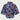 top ikat print | blue / brown van Zusss, losse top met bloemenprint en ronde onderkant.