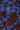 top ikat print | blue / brown van Zusss, zachte katoenen stof met bloemachtig ikatpatroon