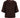 Feather-top short-sleeve lined | dark chocolate