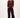 top van stretch kant met ruffle mouw | burgundy