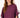 boothals top met bies en vlindermouw | burgundy