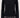 boothals top 3/4 mouw met kanten rand | black