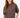 tweed stretch turtle top | dark choco