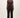 Mesh Top met Stippenprint | dark choco / winter breeze