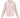 blouse streep diagonaal accent | wit / licht roze