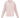 blouse streep diagonaal accent | wit / licht roze