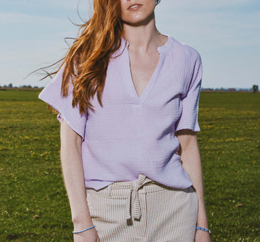 mousseline top | lila