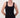 basic singlet met stretch | zwart