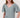 butterfly sleeve top in fluffy yarn | silver blue