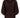 V-neck butterfly-sleeve sweater | dark chocolate