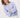 trui korte mouw met V hals | light blue
