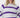 striped cable knit sweater with balloon sleeves | mid gray / mid purple