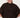 sleeveless sweater with lurex jacquard | chocolate brown / gold