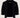Vest met vleermuismouwen met broche | black van Zusss, gebreide vest met gouden broche.