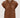 ajour vestje mouwloos | warm camel van Zusss, opengewerkt crochet patroon met knopen langs de voorkant.