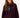 basic vestje met broche lange mouw | burgundy