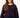 basic vestje met broche in blok streep | dark navy / burgundy