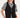 linen vest | black
