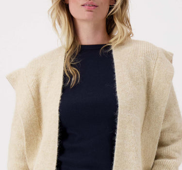 cardigan with shoulder detail | kit