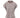 T-shirt with rolled-up sleeves and stripes | off-white/brown