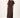 t-shirt met allover kralen korte mouw | dark choco