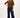 kanten top met ribboord | dark choco