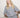 Gestreifte Bluse aus strukturiertem Stoff | Sommer-Marineblau / Off-White