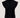 voile blouse met structuur streep | black
