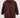 crepe marocain blouse | brown